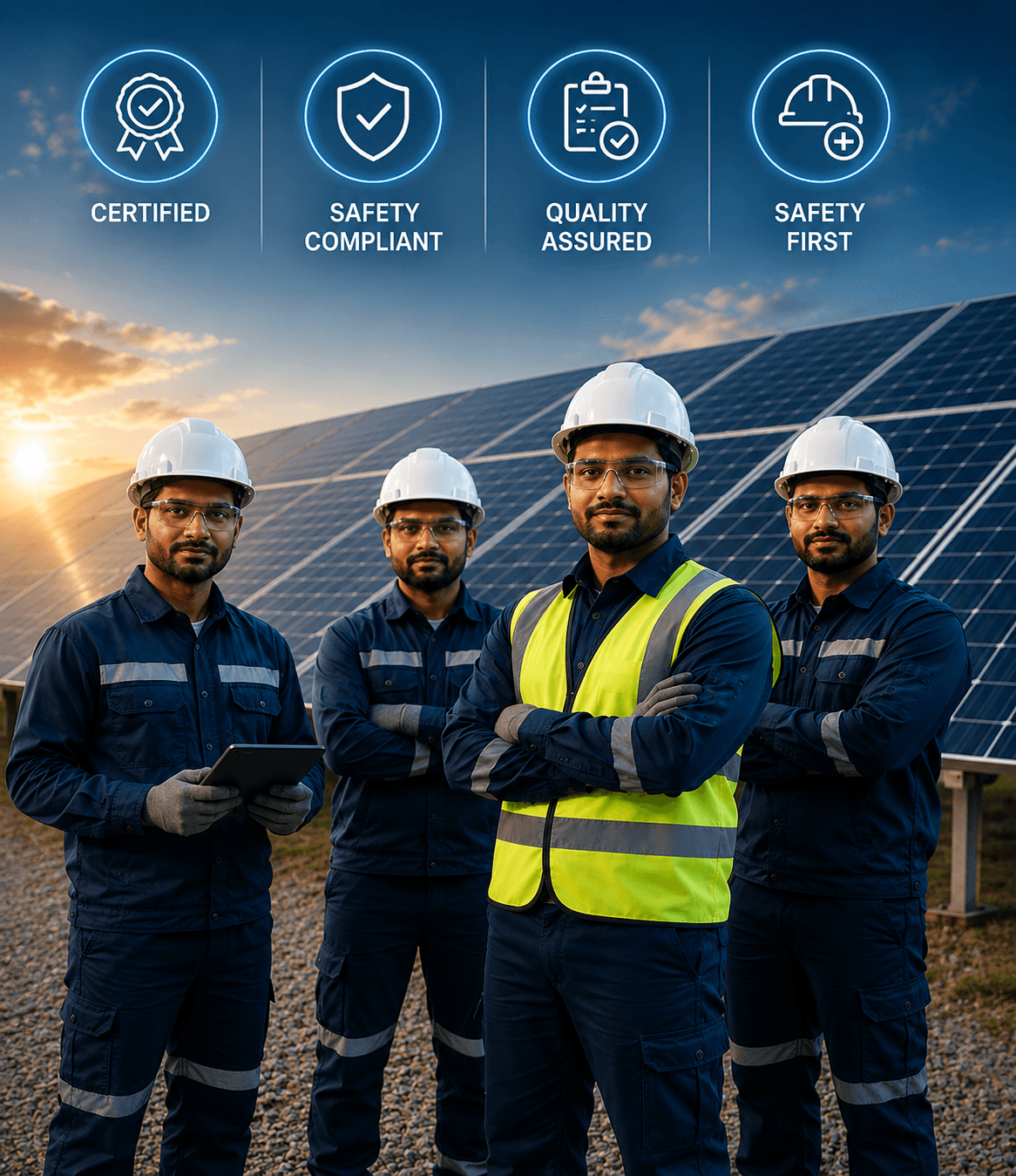 Trained, Safety-Compliant Team