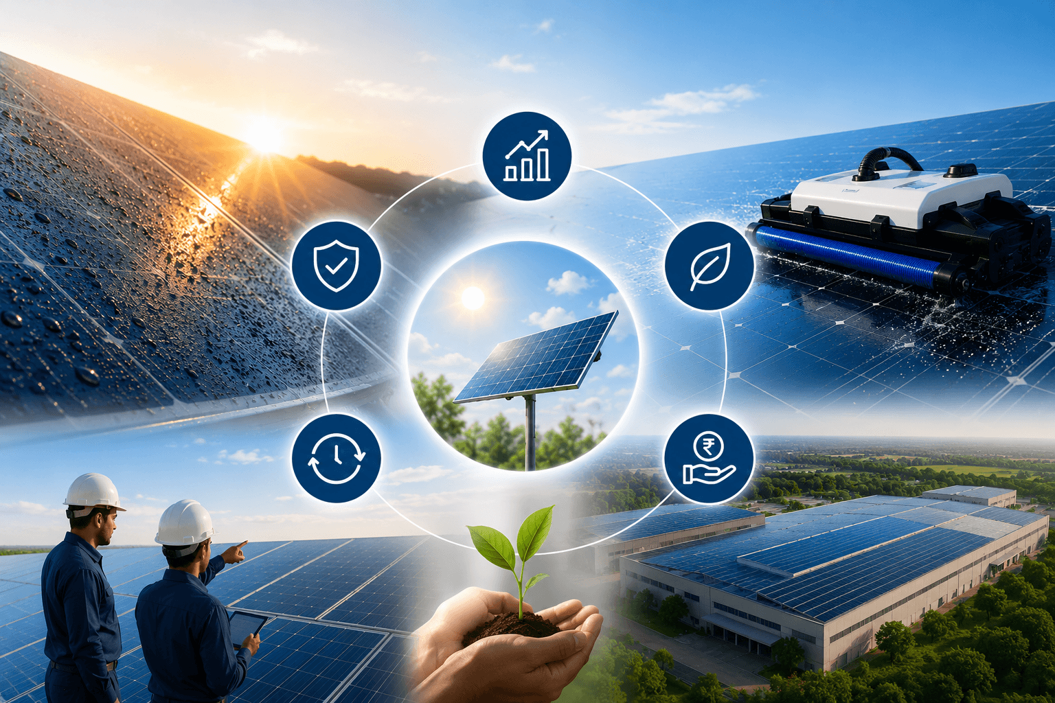 Solar asset maintenance and performance